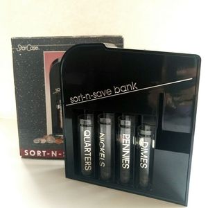Vintage Sort N Save Coin Sorter Bank